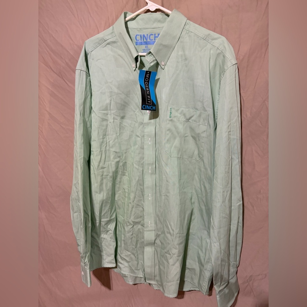 Cinch dress shirt